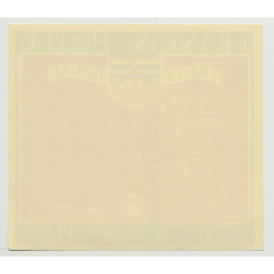 Francis Hotel (Trust House) - Bath / Great Britain (Vintage Luggage Label 1950s)