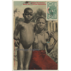 Afrique Occidentale: Jeune Dahoméennes*2 / Tribal Scars - Ethnic (Vintage PC ~1910s/1920s)