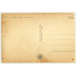 Afrique Noire: Jeune Beauté / Topless - Ethnic (Vintage RPPC)