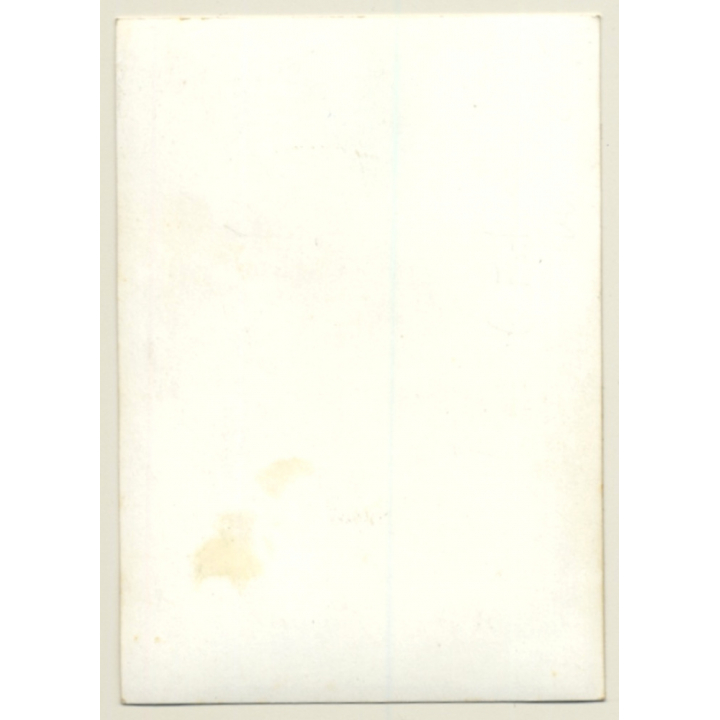 Rear View: Semi Nude Beauty In Lingerie / Butt - Risqué (Vintage Photo Print ~1950s/1960s)