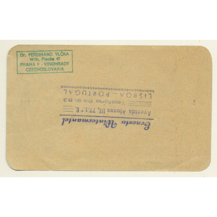 Lisboa / Portugal: Hotel Eduardo VII (Vintage Luggage Label ~1940s)