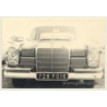Tour De France / Circuit De Cognac 1965: Mercedes Benz 220 SE (Vintage Photo)