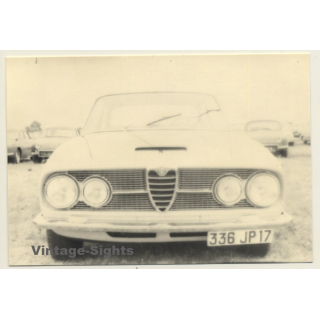 Tour De France / Circuit De Cognac 1965: Alfa Romeo Giulia GT A 1600 (Vintage Photo)