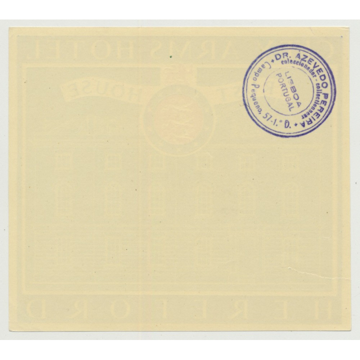 City Arms Hotel (Trust House) - Heresford / Great Britain (Vintage Luggage Label 1950s)