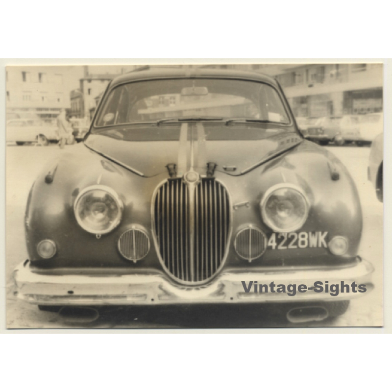 Tour De France / Circuit De Cognac 1965: Jaguar MK II (Vintage Photo)