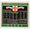 Clarendon Hotel (Trust House) - Derby / Great Britain (Vintage Luggage Label 1950s)