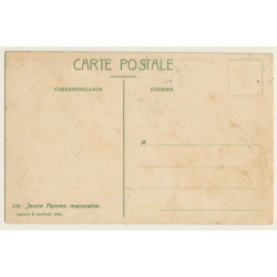 Lehnert & Landrock N°538: Jeune Femme Marocaine / Risqué - Ethnic (Vintage PC ~1910s/1920s)