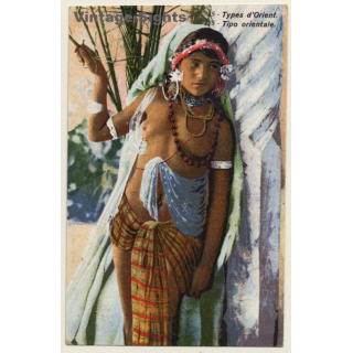 Lehnert & Landrock N°735: Types D'Orient / Risqué - Ethnic (Vintage PC ~1910s/1920s)