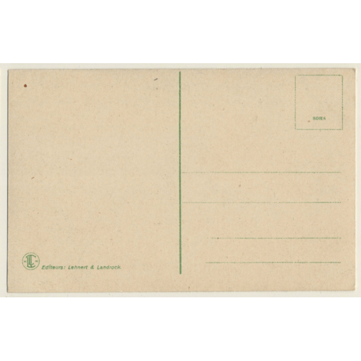 Lehnert & Landrock N°715: Jeune Bédouine / Risqué - Ethnic (Vintage PC ~1910s/1920s)