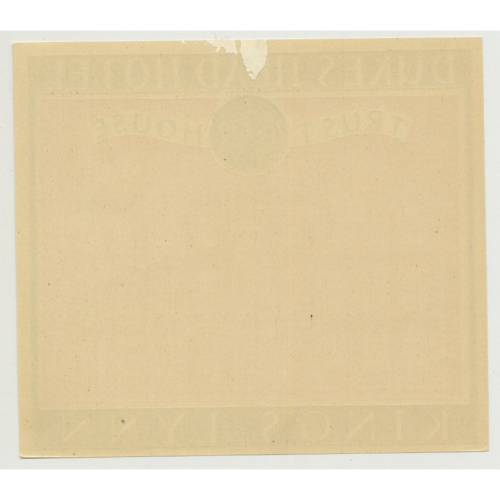 Duke's Head Hotel (Trust House) - King's Lynn / Great Britain (Vintage Luggage Label 1950s)