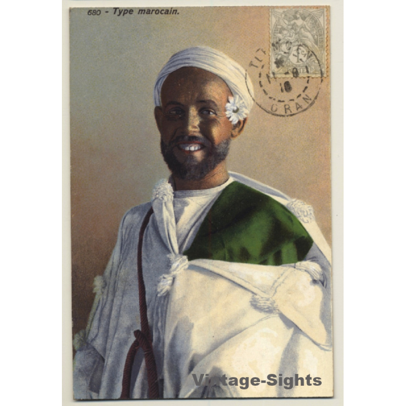 Lehnert & Landrock N°680: Type Marocain / Ethnic (Vintage PC ~1910s/1920s)