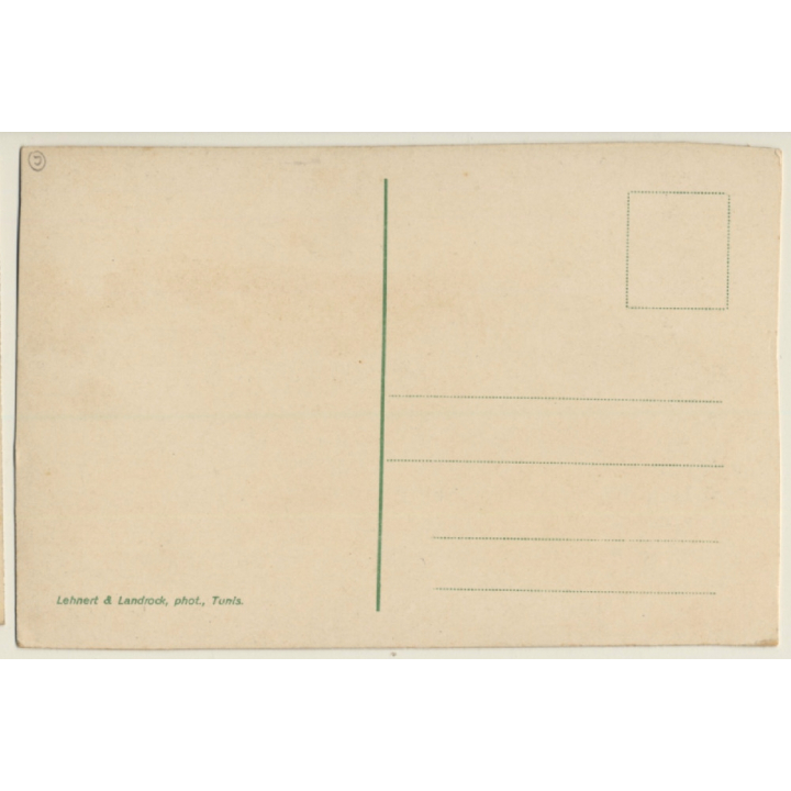 Lehnert & Landrock N°593: La Petite Mendiante / Ethnic (Vintage PC ~1910s/1920s)