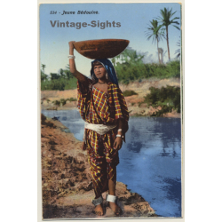 Lehnert & Landrock N°534: Jeune Bédouine / Ethnic (Vintage PC ~1910s/1920s)