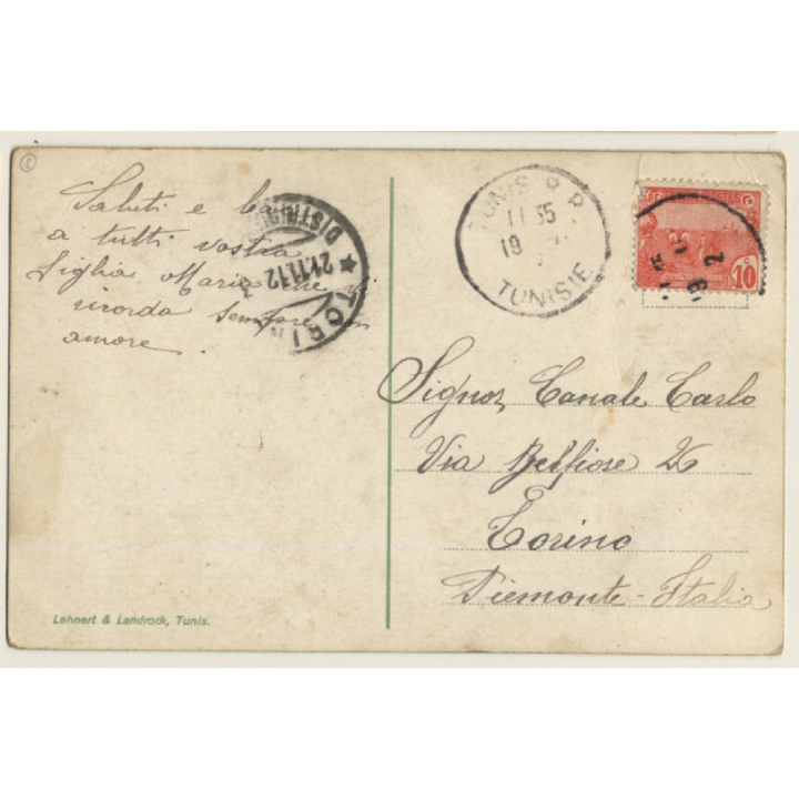 Lehnert & Landrock N°507: Au Harem / Ethnic (Vintage PC 1912)