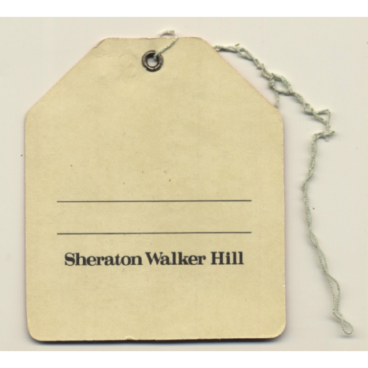 Seoul / South Korea: Hotel Sheraton Walker Hill (Vintage Luggage Tag)