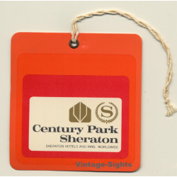 Manila / Philippines: Hotel Central Park Sheraton (Vintage Luggage Tag)