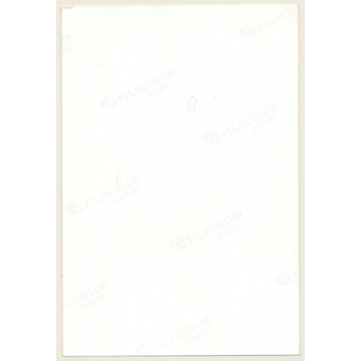 Semi Nude Female In Fetish Lacquer Outfit / Face Mask - BDSM (Vintage Photo ~1990s)