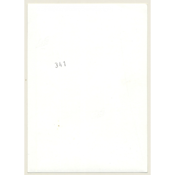 Blonde Female In Fetish Lingerie / Hand Cuffs - Rack - BDSM (Vintage Photo ~1980s)