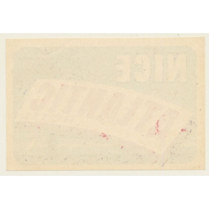 Nice / France: Hotel Atlantic (Vintage Luggage Label)