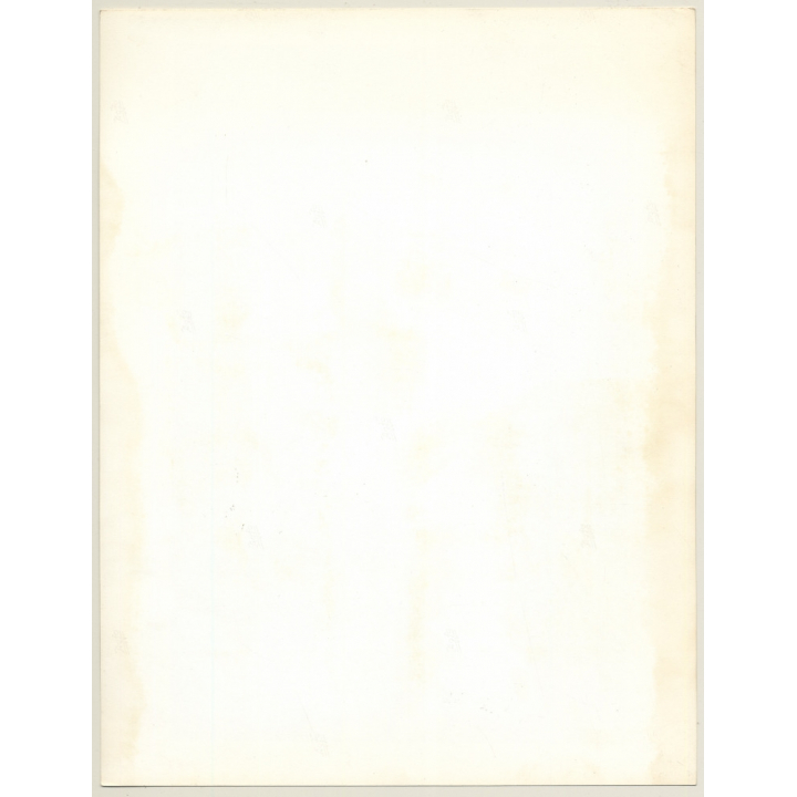 Portrait Of Blonde Fashion Model*1 / Eyes - Necklace (Vintage Fashion Photo: Wolfgang Klein 1980s DIN A4+)