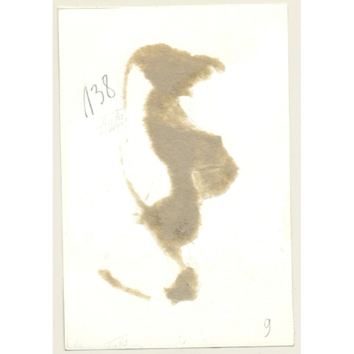 Blonde Mistress Whips Kneeling Maid In Bondage / BDSM (2nd Gen.Photo ~1960s)