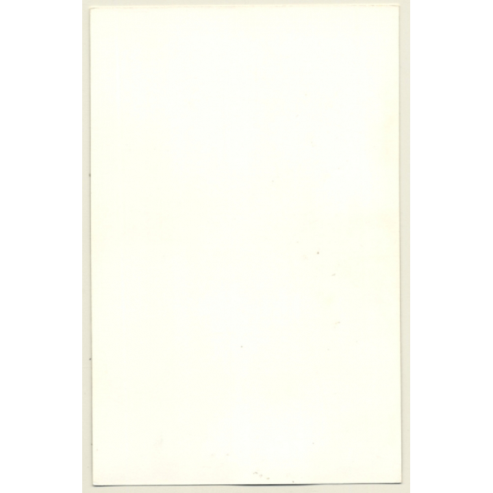 Pretty Brunette Nude Kneeling / Curtains - Boobs (Vintage Photo GDR ~1980s)