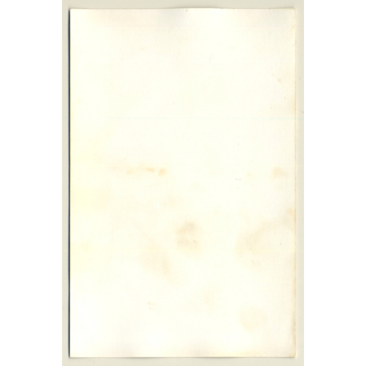 Pretty Brunette Nude Sitting Cross-Legged / Boobs (Vintage Photo GDR ~1980s)