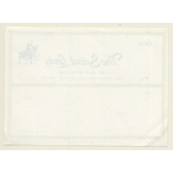 New Orleans / USA: The Saint Louis Hotel (Vintage Luggage Label)