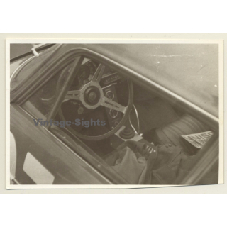 Rallye Du Limousin 1964: Ford Cortina Cockpit? (Vintage Photo)