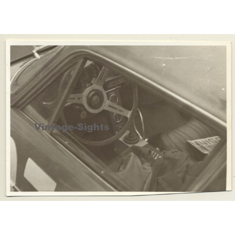 Rallye Du Limousin 1964: Ford Cortina Cockpit? (Vintage Photo)