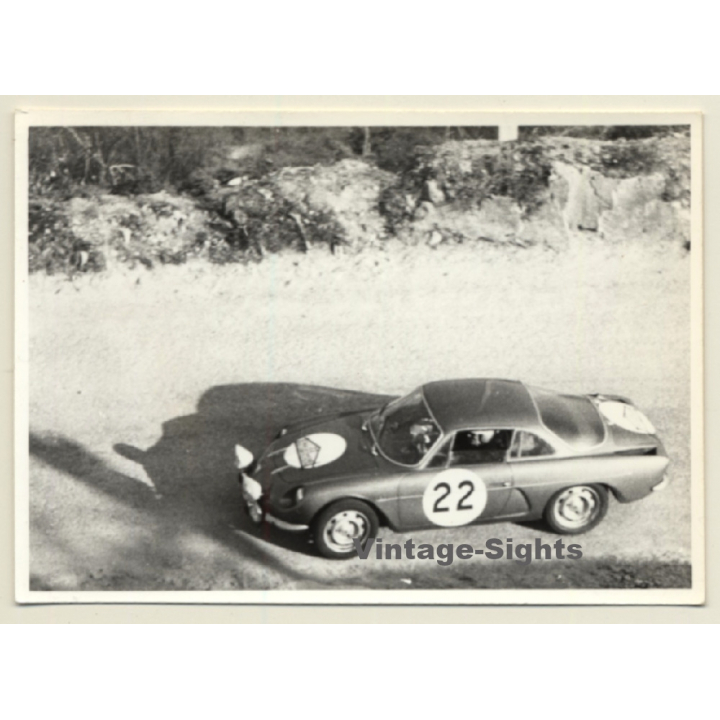 Rallye Du Limousin 1964: N°22 Alpine Renault A110 (Vintage Photo)