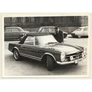 Rallye Du Limousin 1964: Mercedes SL Pagode (Vintage Photo)