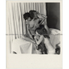 Nude Trio In Close Encounter / Tan Lines - Moustache (Vintage Photo Master 60s/70s)