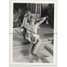 Nude Trio In Close Encounter / Tan Lines - Moustache (Vintage Photo Master 60s/70s)