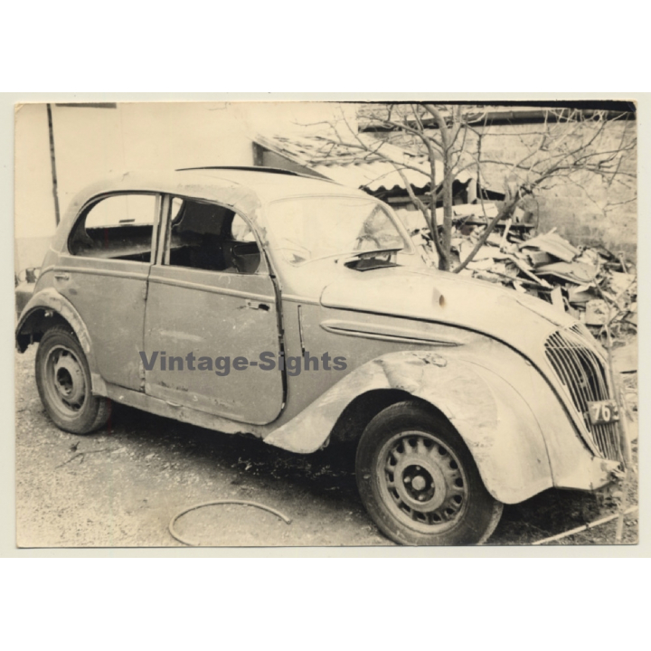 Crappy Morris 8 ? / Oldtimer (Vintage Photo France 1960s)