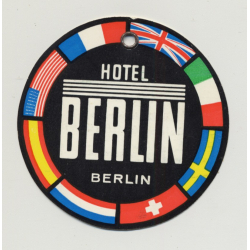 Hotel Berlin - Berlin / Germany (Vintage Luggage Tag)