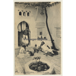 Algeria: Intérieur Arabe / Traditional Garbs - Architecture (Vintage PC 1914)