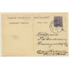 Etat Belge Chemin De Fer & Paquebots / Oostende Dover Steamship (Vintage PC 1921)