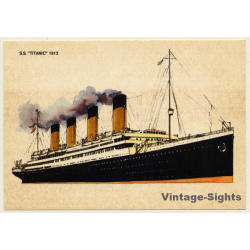 S.S. Titanic 1912 White Star Liner (PC Frans Naerebout Schepen Series ~1970s/1980s )