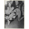 Darkhaired Mistress Dominates Maid In Handcuffs / BDSM (2nd Gen.Photo ~1960s)