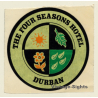 Durban / South Africa: The Four Seasons Hotel (Vintage Self Adhesive Luggage Label / Sticker)
