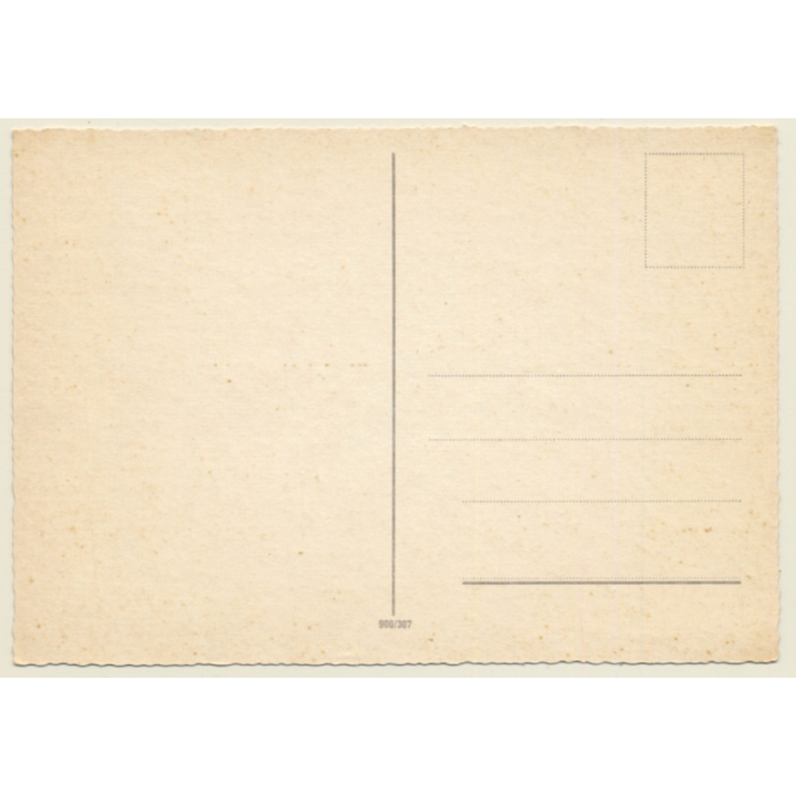 Blonde Nude Showgirl With Bob*1 / Pin-Up - Risqué (Vintage PC 1960s/1970s)