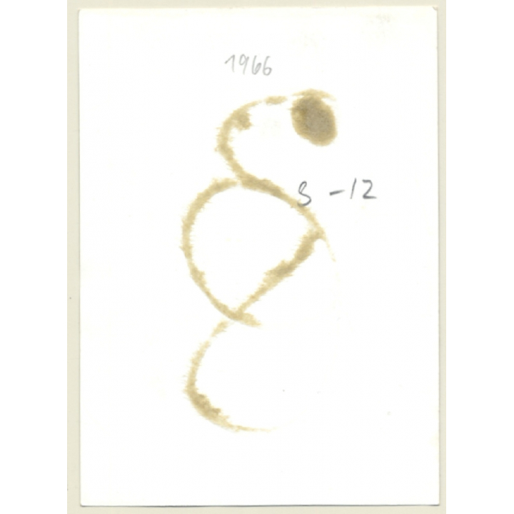 Nude Blonde Maid Tied To Wall / Gag - Bondage - BDSM (2nd Gen.Photo ~1960s)