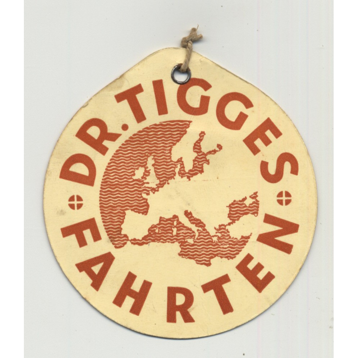 Dr. Tigges Fahrten / Germany (Vintage Luggage Tag)