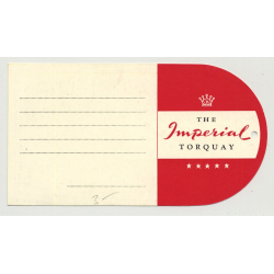The Imperial - Torquay / Great Britain (Vintage Luggage Tag)