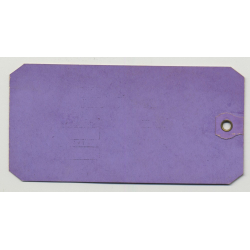 Dollar Steamship Lines - First Class (Vintage Luggage Tag / Label)