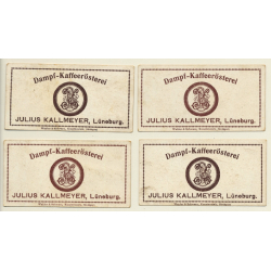 Kallmeyer Dampf-Kaffeerösterei: 4 x Entwicklung Der Seidencultur (Sammelkarten / Vintage Trading Cards )