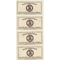 Kallmeyer Dampf-Kaffeerösterei: 4 x Erinnerungen An Tiroler Helden (Sammelkarten / Vintage Trading Cards )