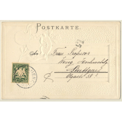 Munich / Germany: Altes Rathaus München (Vintage Embossed PC 1900s)
