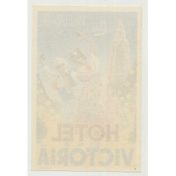 Hotel Victoria - Valencia (2) / Spain (Luggage Label)